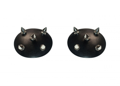 Черные пэстисы с шипами Royce - Артикул 220052