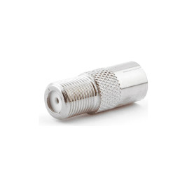 Переходник F-мама - F-штекер, цинк (4 шт)