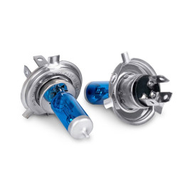 Лампа автомобильная галогеновая H4, 12V, 60/55Вт, P43t, 5000К, ATLAS AVS - 2 шт