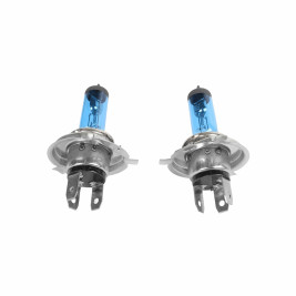Лампа автомобильная галогеновая H4, 12V, 60/55Вт, P43t, White Light, CLEARLIGHT - 2 шт