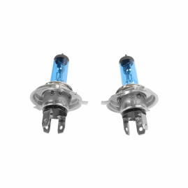 Лампа автомобильная галогеновая H4, 12V, 60/55Вт, P43t, White Light, CLEARLIGHT - 2 шт