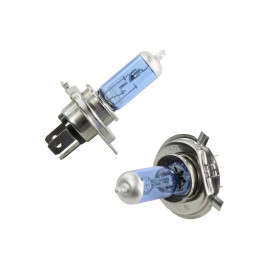 Лампа автомобильная галогеновая H4, 12V, 60/55Вт, P43t, White Light, CLEARLIGHT - 2 шт