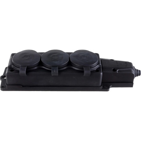 Колодка розеточная электрическая 3-х местная герметичная IP44 NE-AD - Артикул 10101030