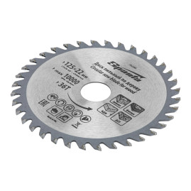 Пильный диск по дереву, 125 х 22 мм, 36 зубьев