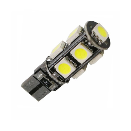 Лампы автомобильные светодиодные W5W T10 C011, 12V, CANBUS, W2.1x9.5d, AVS - 2 шт - Артикул A78438S_AV1