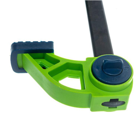 Струбцина F-образная, быстрозажимная, 200 х 70 х 420 мм, пластиковый корпус, фиксатор, двухкомпонентная рукоятка - Артикул 2056411