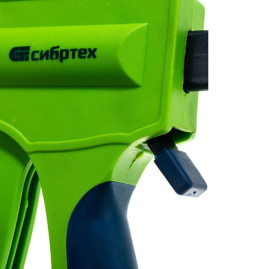 Струбцина F-образная, быстрозажимная, 200 х 70 х 420 мм, пластиковый корпус, фиксатор, двухкомпонентная рукоятка