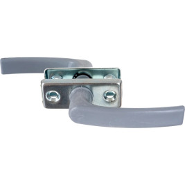 Ручка двухсторонняя для теплиц пластик серый