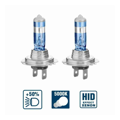 Лампа автомобильная галогеновая H7, 12V, 55Вт, 5000К, Pх26d, ATLAS AVS - 2 шт - Артикул A78909S_AV1